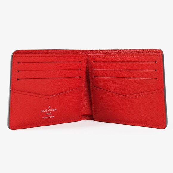 Louis Vuitton X Supreme Slender Red Epi Leather Billfold Wallet - Picture 7 of 9